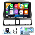 2+32G for Honda CRV 2002-2006 Wireless Carplay Android Auto Mirror Link 9'' Touchdisplay Car Stereo Radio Player Bluetooth 1080P WIFI Hifi GPS FM Usb, AHD Backup Camera&Microphone
