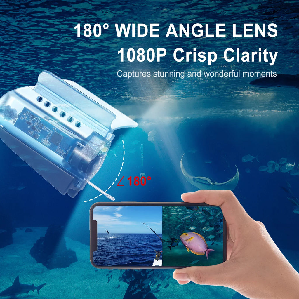 Dive into  Depths with Gofishup Underwater Camera - 1080P Live Video Fish Finder for Ice Lake Sea Boat Kayak Fishing