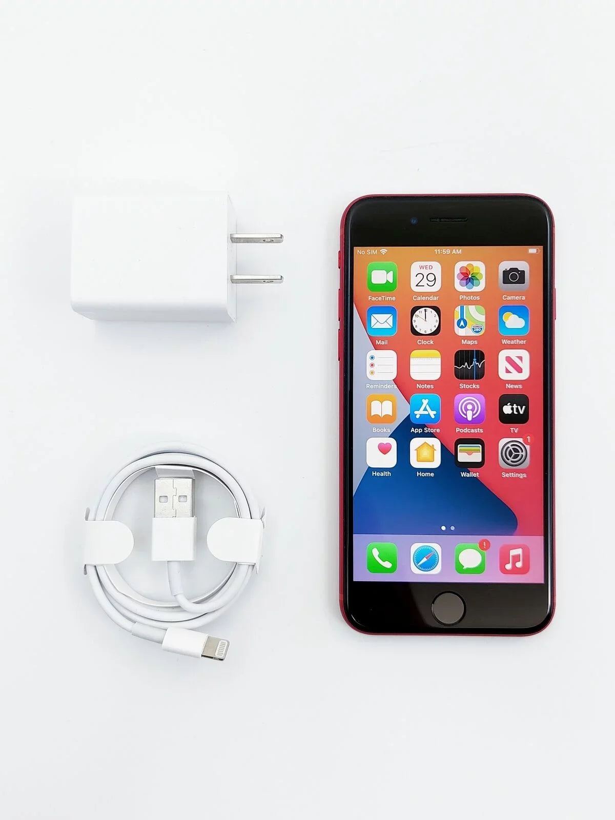 Apple iPhone SE 2 128GB 4.7" 4G LTE GSM Unlocked, Red (Used - Good)