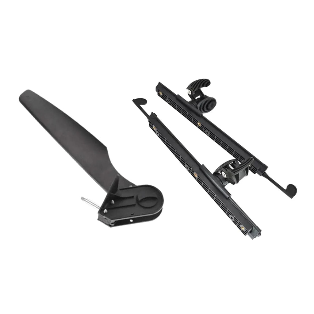 BAOSITY Kayak Rudder Kayak Foot Pegs Boat Tail Watercraft Rudder with Foot Brace Pedals for Fishing Boat Canoeing Marine Accessories