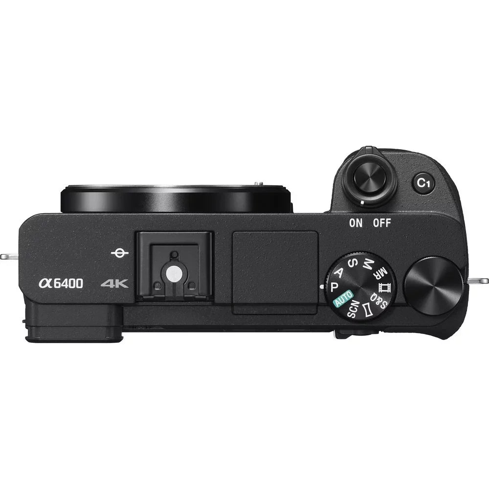 Sony a6400 Mirrorless Camera +50mm f/1.8 OSS Lens (Black) -LOADED KIT
