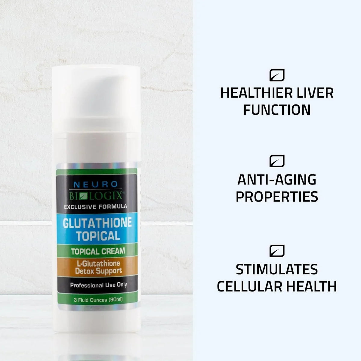 Glutathione Topical Cream (L-Glutathione), Immune System Fortifying Supplement, Skin Care Transdermal Glutathione Lotion with Vitamin E, B3, B12, & Essential Oils