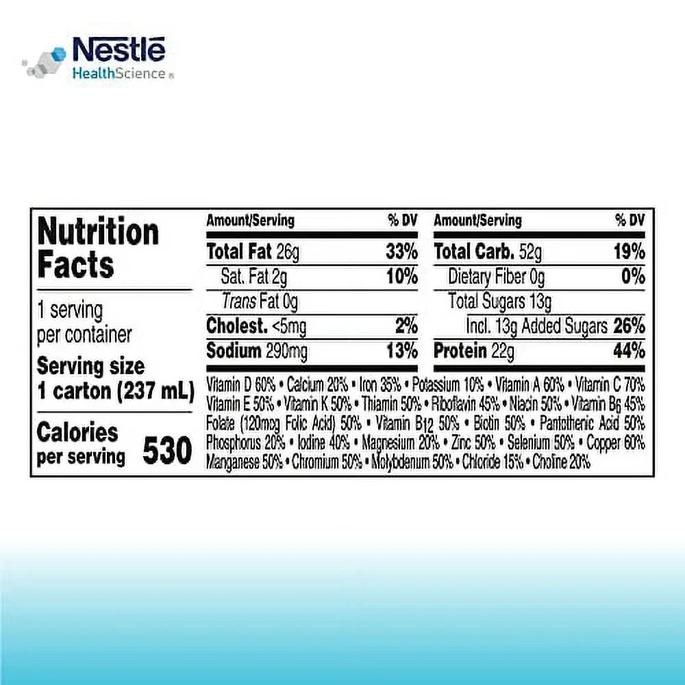 Boost Very High Calorie Nutritional Drink, ChocoLatitudee, 8 Fl Oz (Pack of 24)