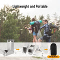 Lixada  furnace,Tent Stove Picnic Bbq Wood Stainless Steel Stove Camp TentCollapsible Stainless Steel Stove With Handle Wood HuntersTent Stove Wood Stove Wood Stove Stove