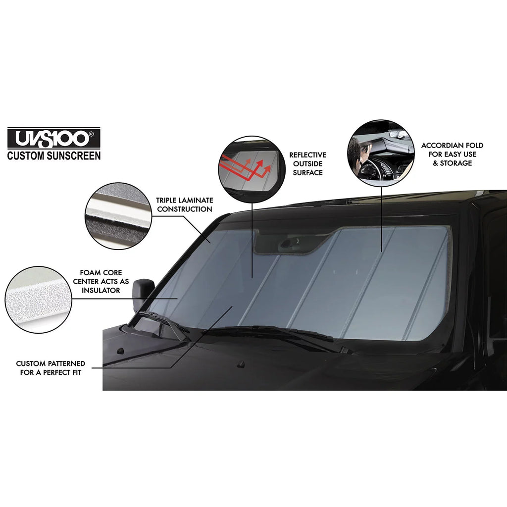 Covercraft UVS100 Custom Sundisplay for 2005-2011 Aston Martin DB9, 2016 DB9 | UV11176BL | Blue Metallic
