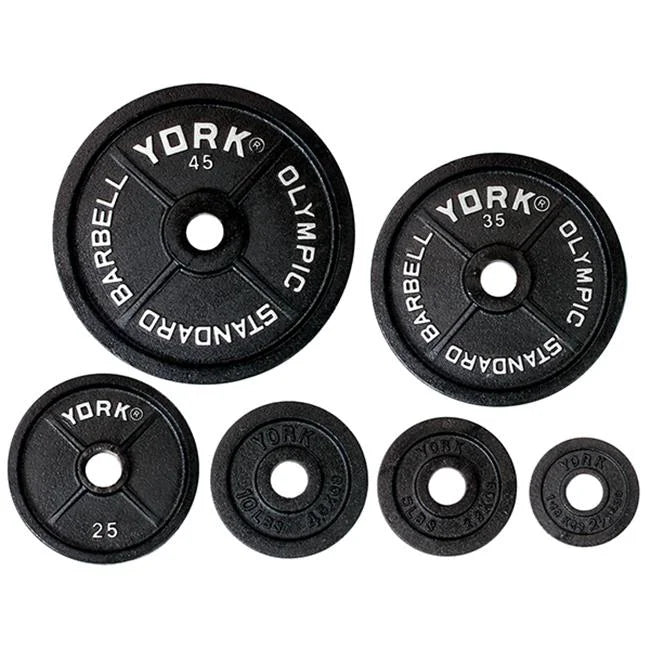 York Barbell  Legacy Olympic Standard PLatitudee - 100 lbs