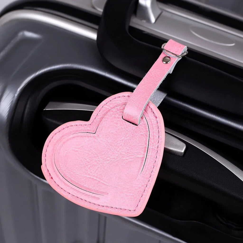 Premium Handmade Leather Small Heart Luggage Travel Bag Suitcase s 2Pcs
