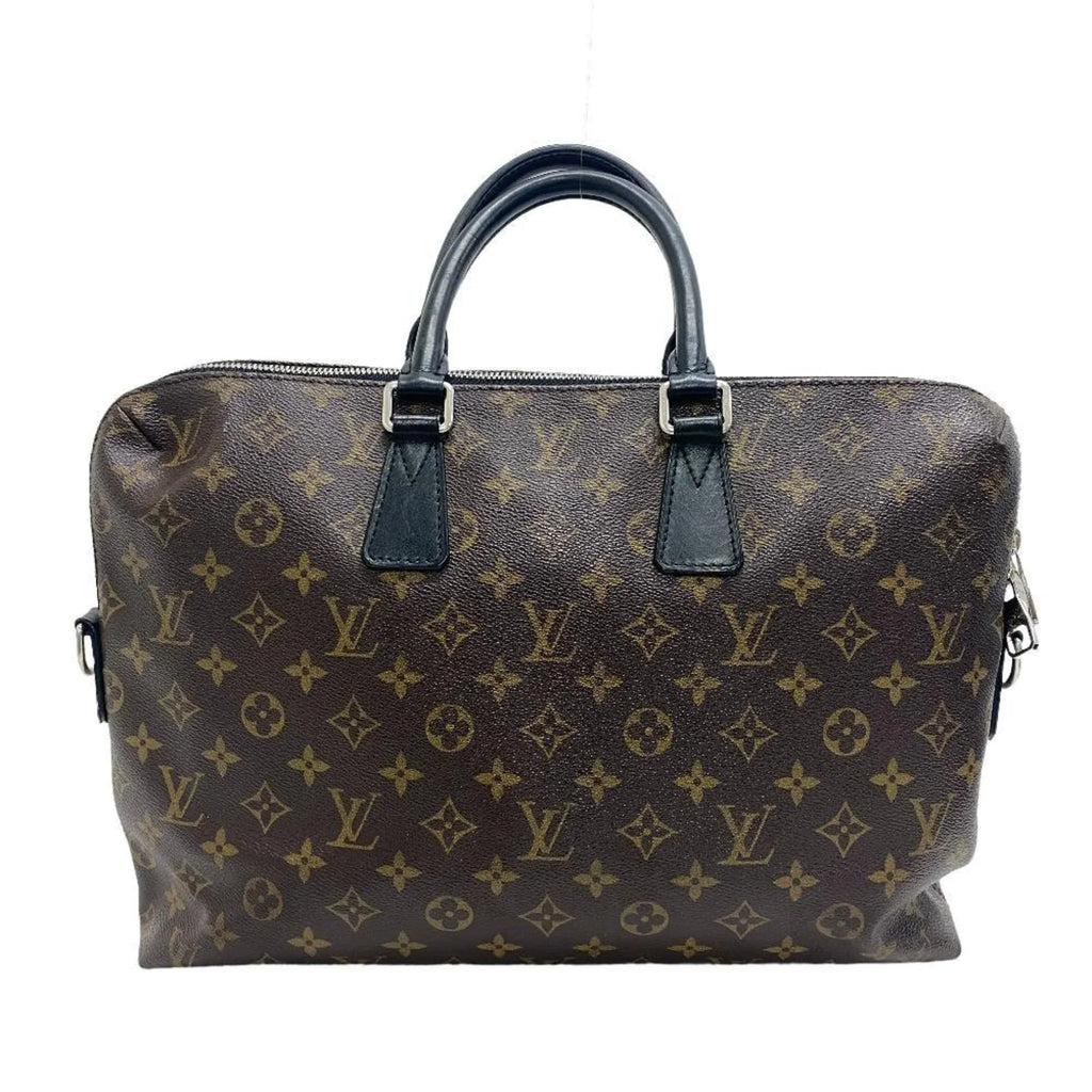 Pre-Owned LOUIS VUITTON M40868 Porte Document Jour Monogram Bag Brown Men's Z0006266 (Fair)