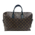 Pre-Owned LOUIS VUITTON M40868 Porte Document Jour Monogram Bag Brown Men's Z0006266 (Fair)