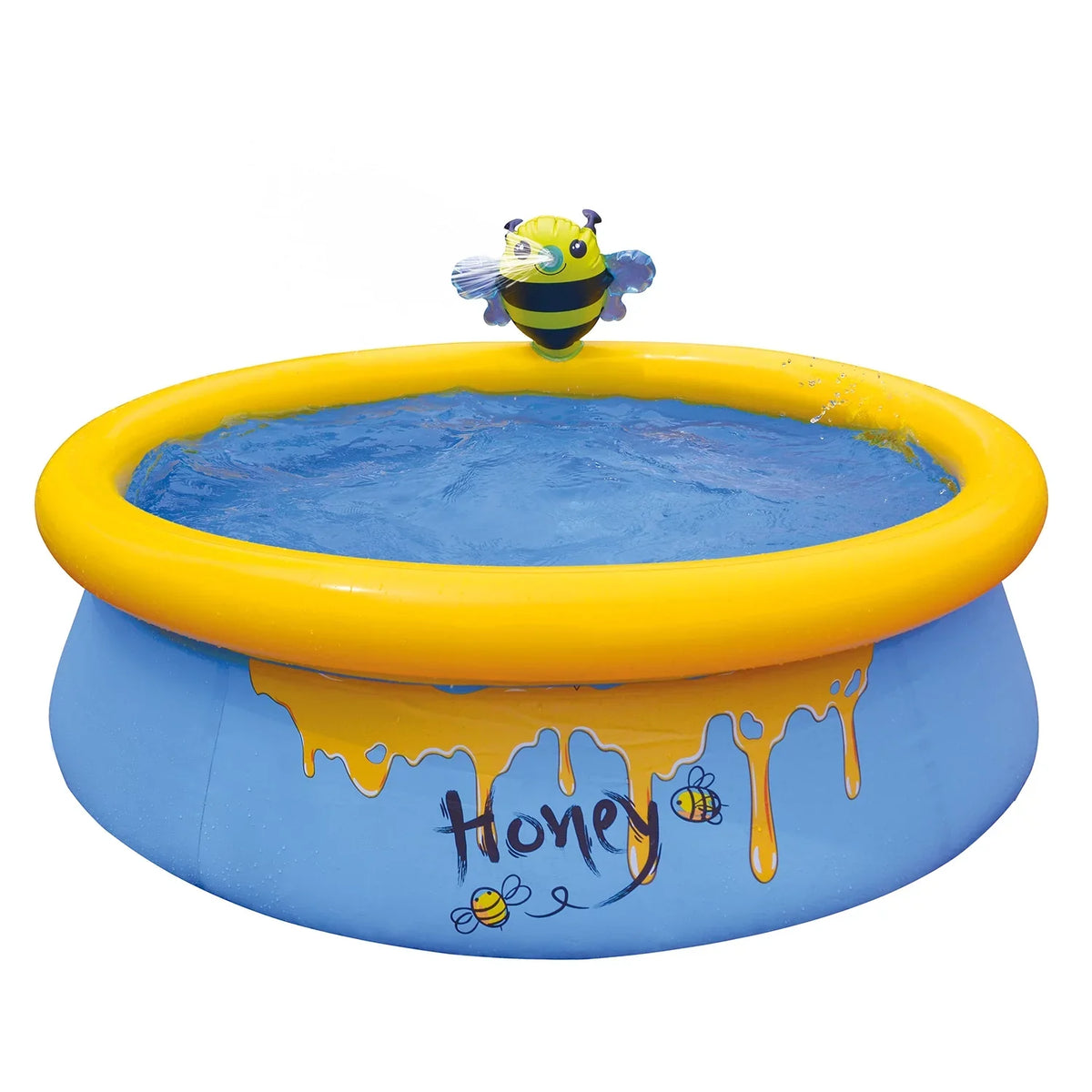 JLeisure 5 Foot Kids Bee Spray InfLatitudeable Outdoor Swimming Pool (2 Pack)