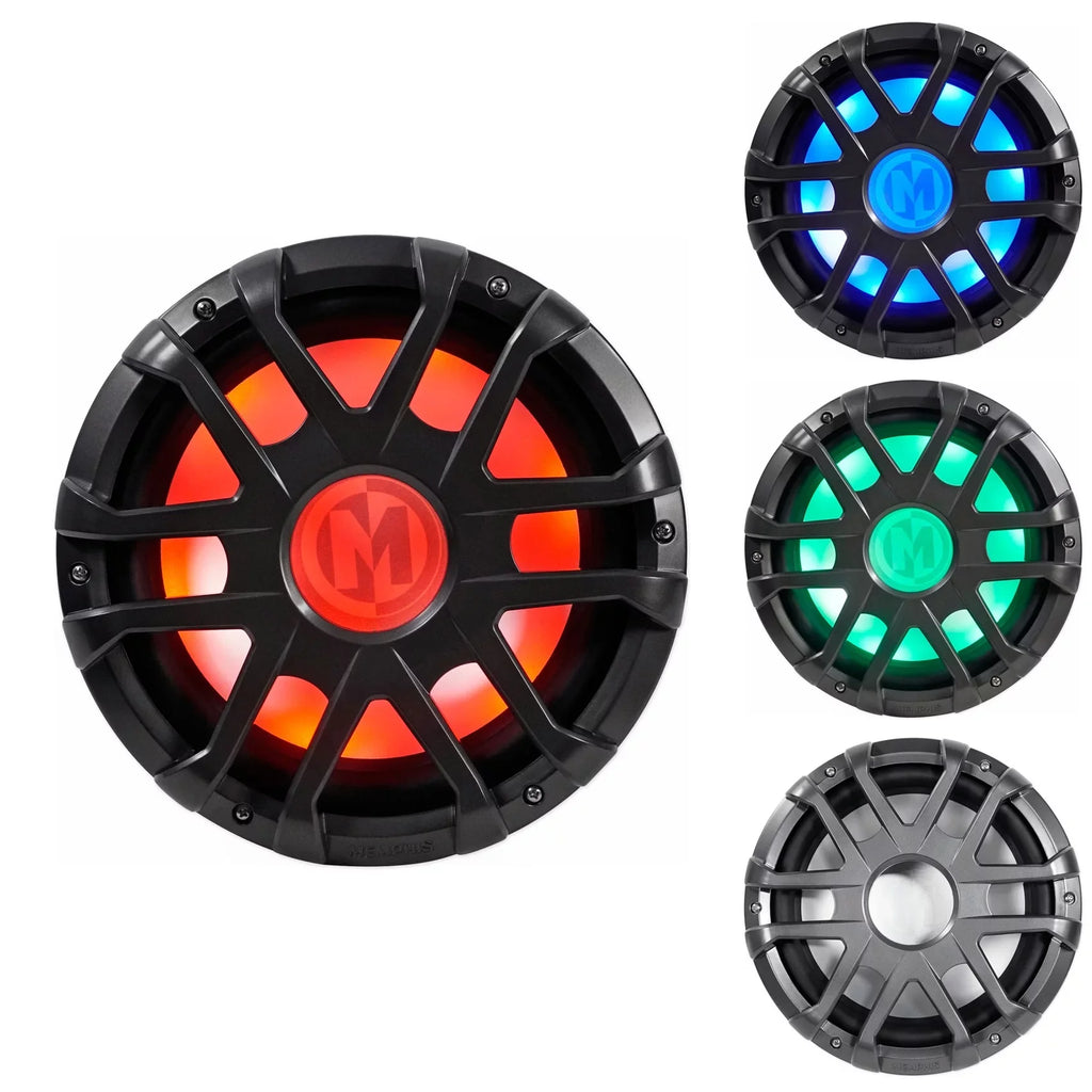 Memphis Audio MXA1244 12" 500 Watt LED Dual 4-Ohm Marine Subwoofer Boat Sub
