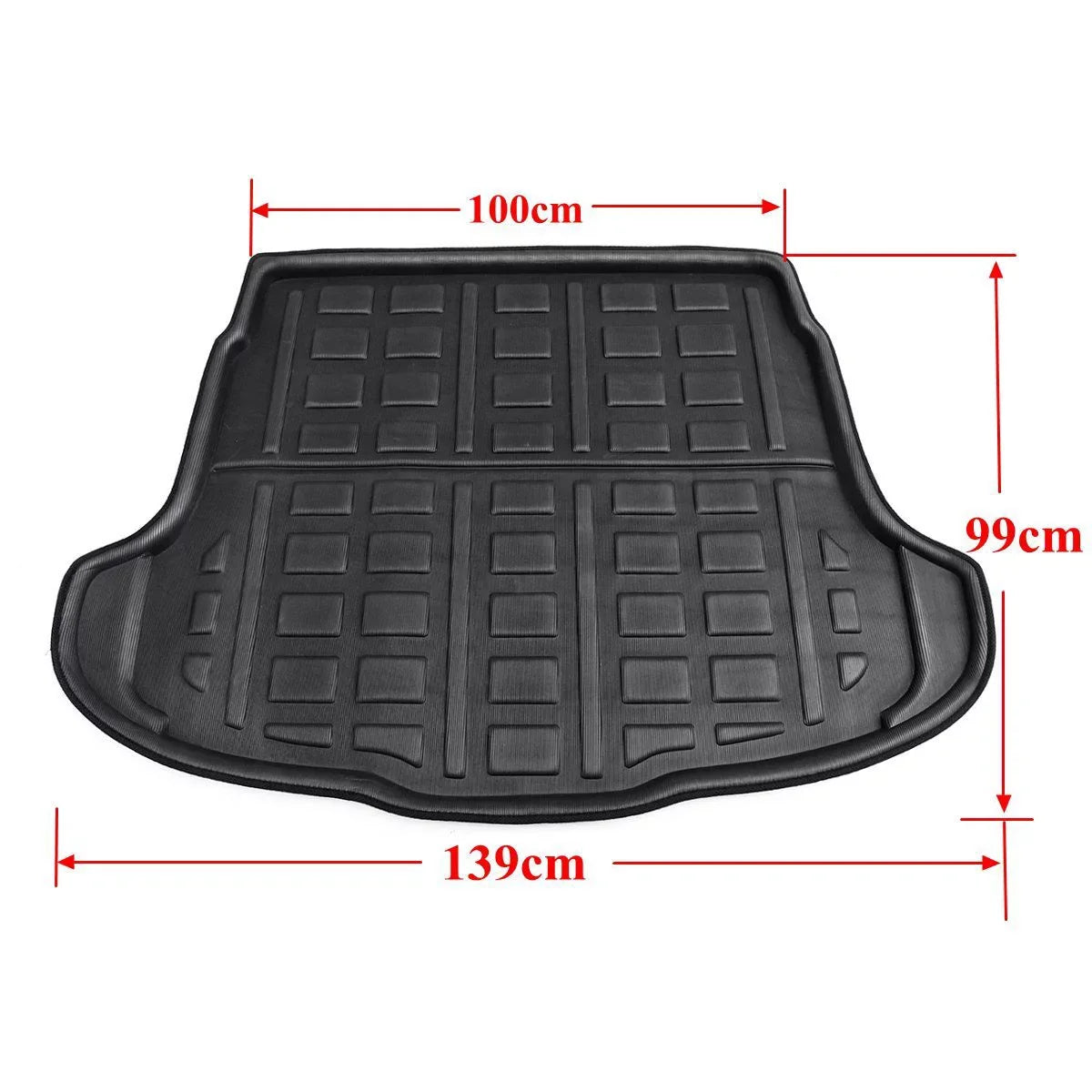 1pcs Cargo Liner Mat for Honda CR-V CRV 2007-2011 Boot Rear Trunk Floor Tray Waterproof All Weather, Black