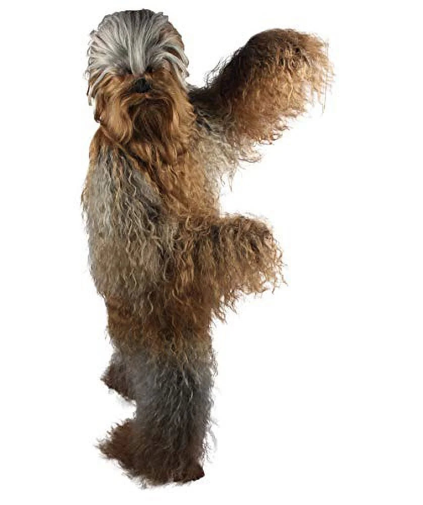 HPO Hairy Warrior Ape Yeti Costume & Mask | Adult Unisex Mountain Snowman Bigfoot Cosplay | Grey Brown Halloween Cosplay Costume And Mask ( Small/Medium )