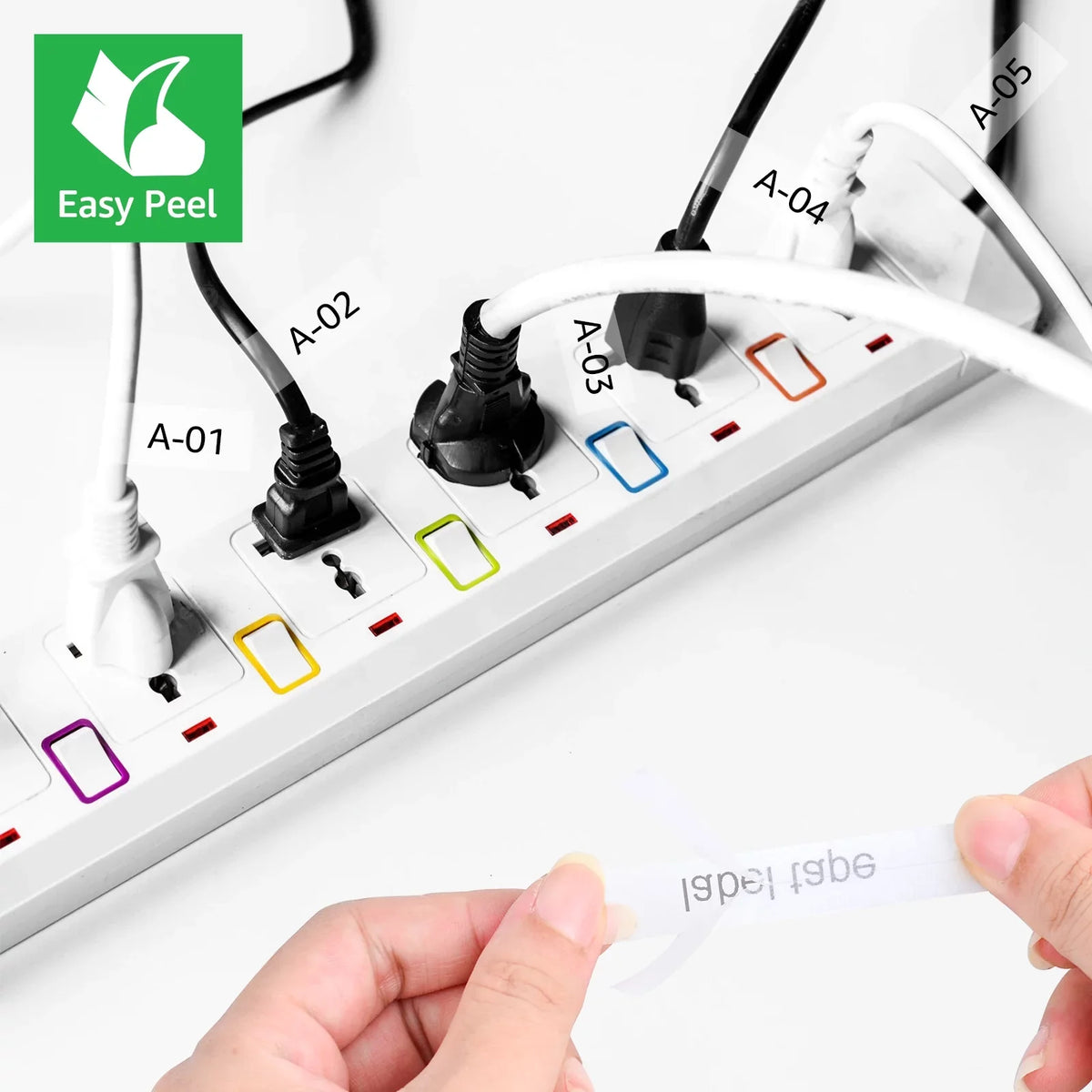 GREENCYCLE 40PK Compatible for Brother P-interactive 12mm x 8m Black on Clear TZ TZe TZe-FX131 TZ-FX131 TZe-131 TZ-131 Flexible ID Cable Wire Label Tape
