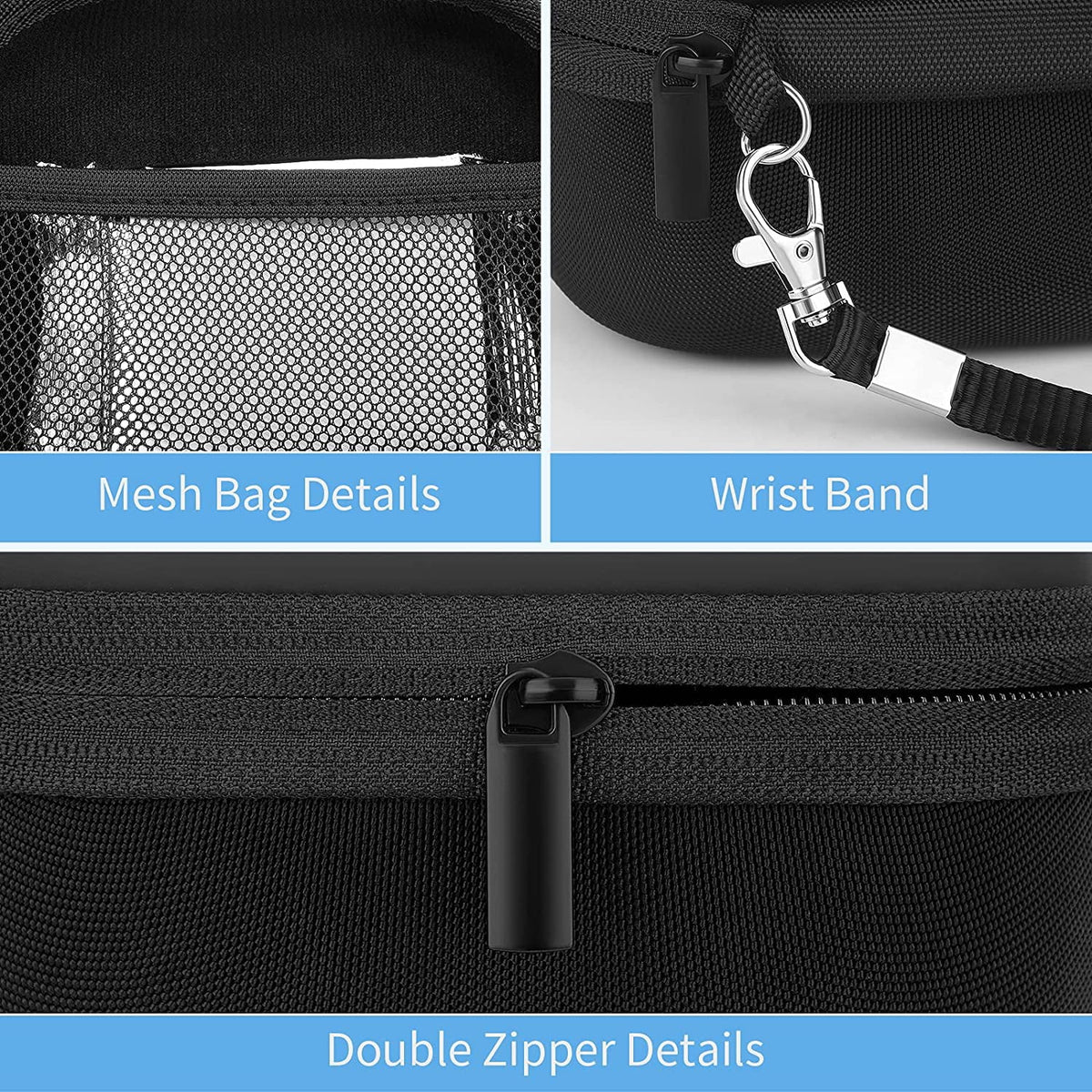 Case for Polaroid Go Instant Mini Camera (9035), Hard Organizer Portable Carry Travel Cover Storage Bag (Black)