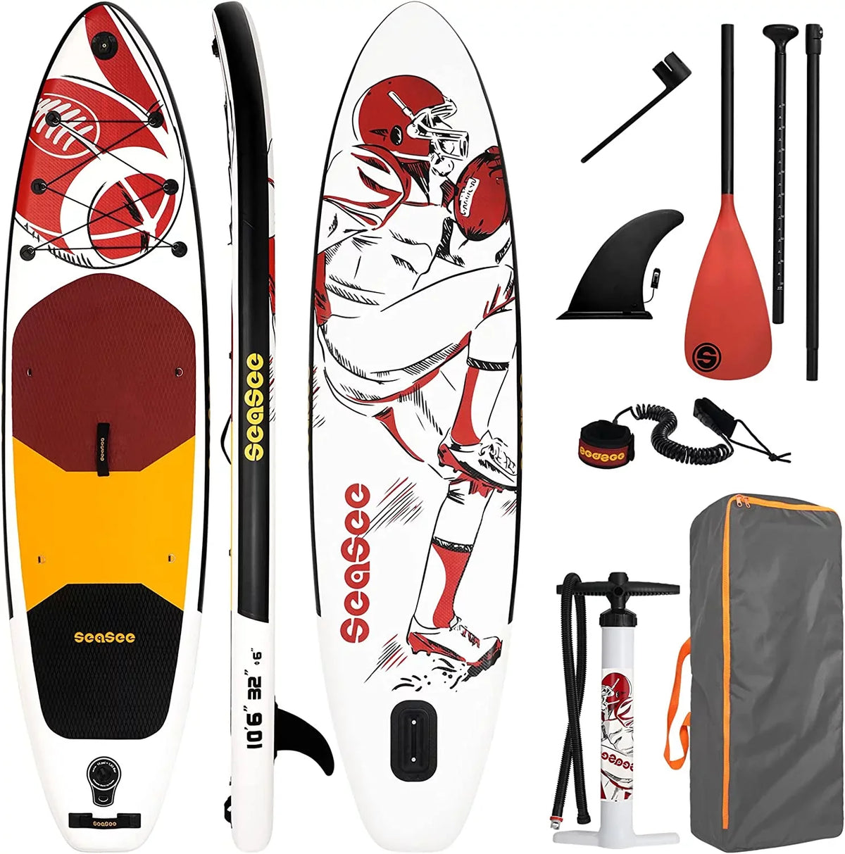 InfLatitudeable Paddle Board You Need for Fishing Yoga Kayaking Surfing Excursions