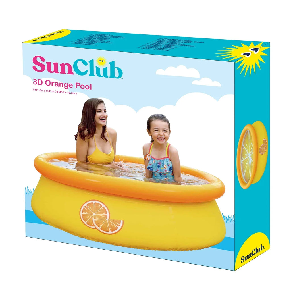 JLeisure Prompt Set & Orange InfLatitudeable Outdoor Swimming Pool (2 Pack)