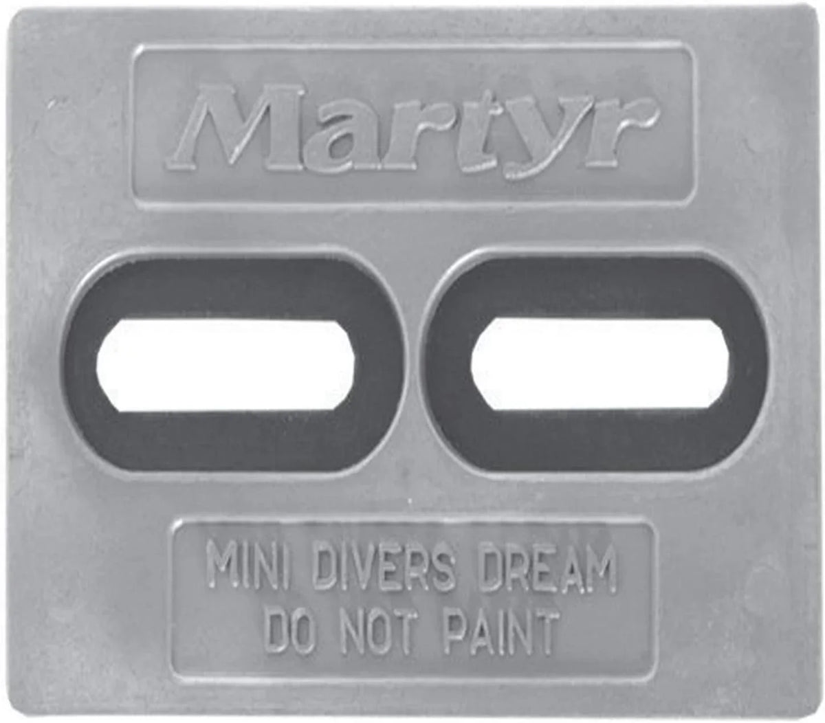 Martyr CMDIVERMINIA, Aluminum Alloy Pleasurecraft Mini Divers Dream Slotted Bolt-on , 1/2- Inch X 4- Inch X 6- Inch