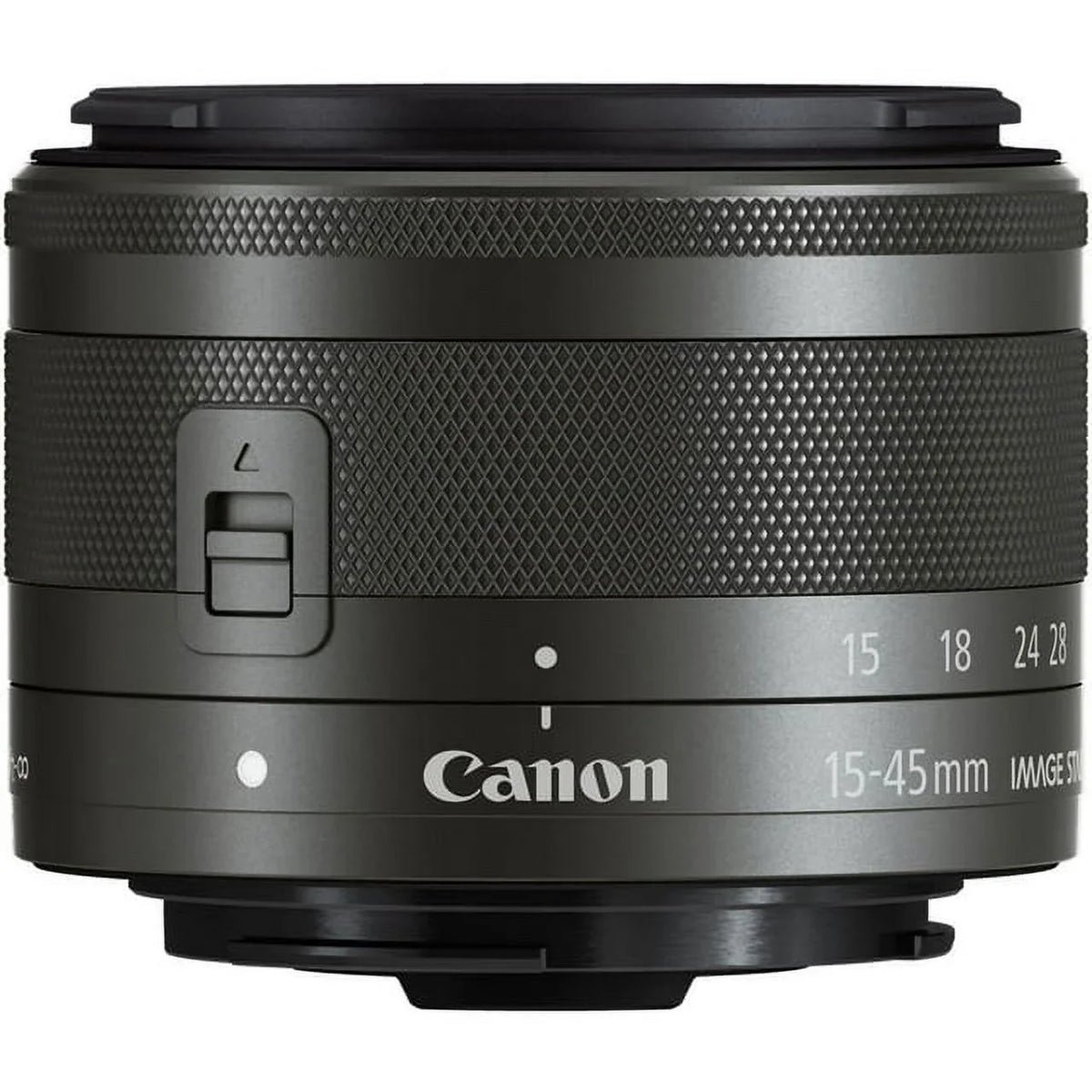 Canon EF-M 15-45mm f/3.5-6.3 IS STM Lens (Graphite) - BuzzPhoto Basic Bundle