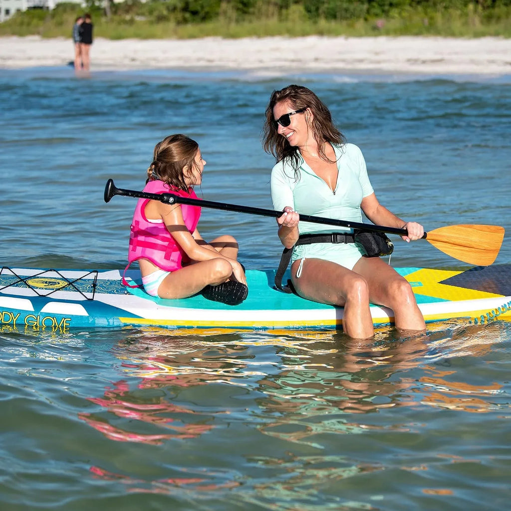 Body Glove Cruiser InfLatitudeable Stand Up Paddle Board Package, White/Blue