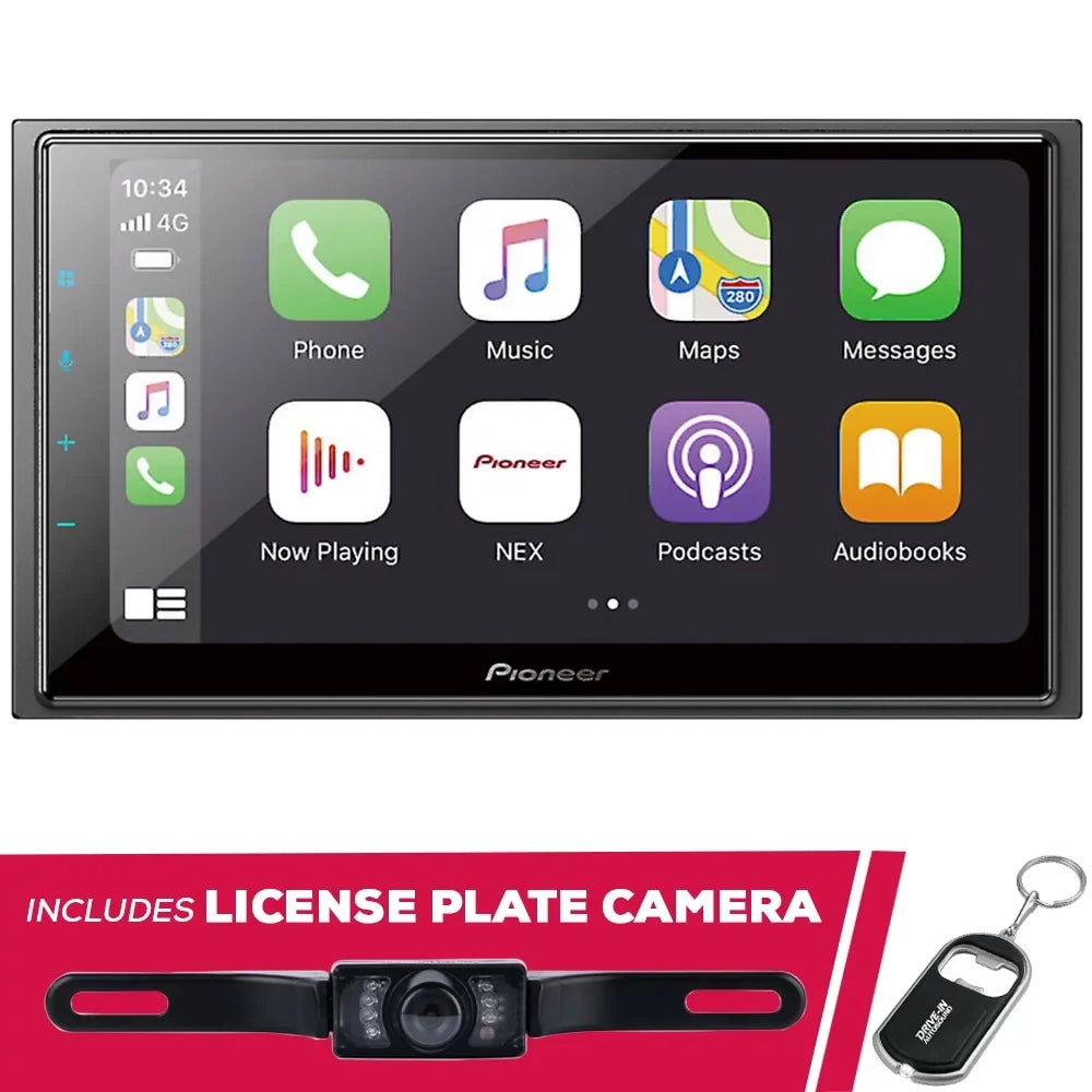 New Pioneer DMH-W4660NEX 6.8" Digital Multimedia Receiver w/ License PLatitudee Camera