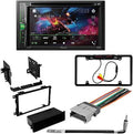 KIT4844 Bundle for 2003-2006 Chevrolet Avalanche W/ Pioneer AVH-241EX Double DIN Car Stereo with Bluetooth/Backup Camera/InstalLatitudeion Kit/in-Dash DVD/CD AM/FM 6.2" Touchdisplay Digital Media Receiver