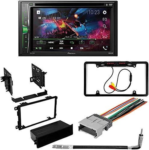 KIT4844 Bundle for 2003-2006 Chevrolet Avalanche W/ Pioneer AVH-241EX Double DIN Car Stereo with Bluetooth/Backup Camera/InstalLatitudeion Kit/in-Dash DVD/CD AM/FM 6.2" Touchdisplay Digital Media Receiver