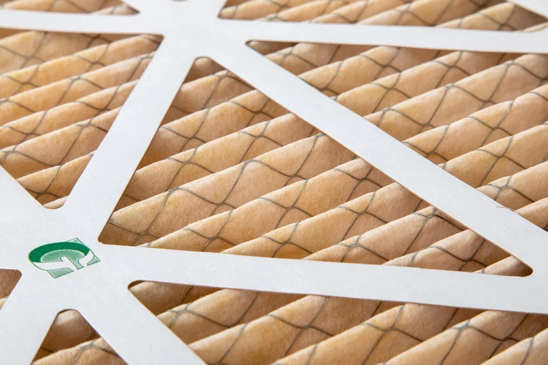 6 Pack of 24x24x1 MERV 11 Pleated Air Filters by Glasfloss. Actual Size: 23-3/8 x 23-3/8 x 7/8