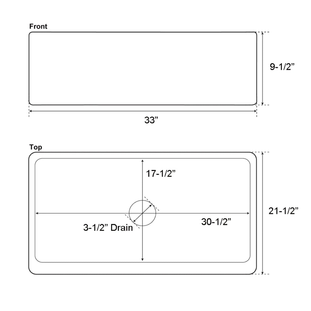 Barclay FSCSB3098-SAC 33"; Farmer Sink