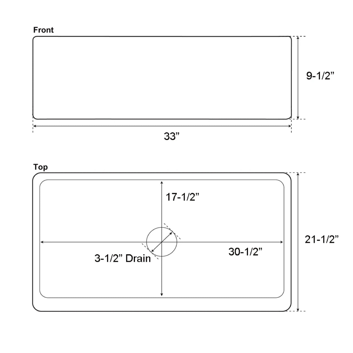 Barclay FSCSB3098-SAC 33"; Farmer Sink