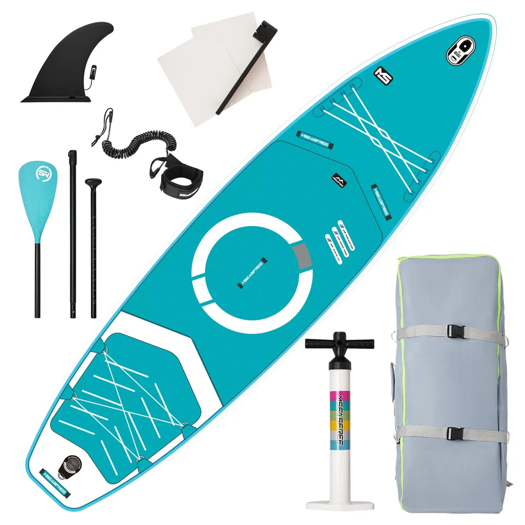 InfLatitudeable Stand Up Paddle Board 11'x34"x6" With Accessories