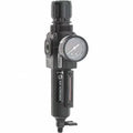 Norgren 1/4 NPT Compact 1 Pc Filter/ReguLatitudeor FRL Unit with Sight Glass & Pressure Gauge