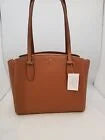 Kate Spade Monet Large 3-Compartment Brown Leather Tote WKRU6948 NWT $399