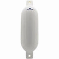 4.5 x 16 in. InfLatitudeable Boat Fender, White