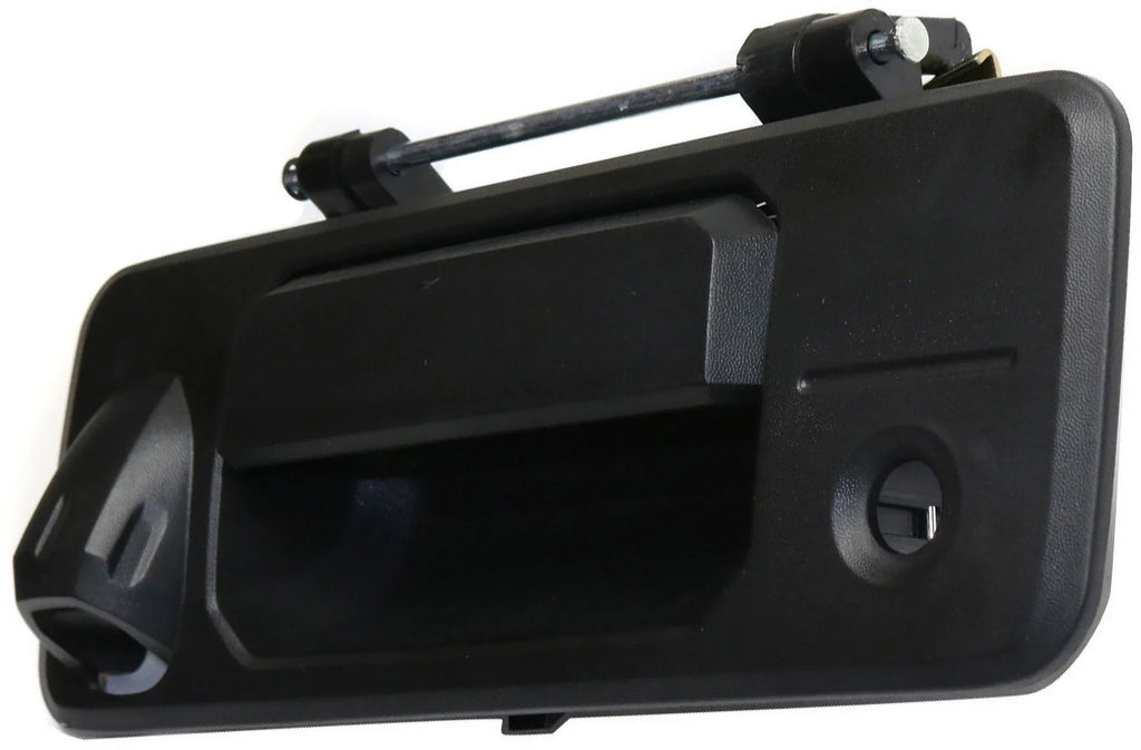 Tailgate Handle Compatible with Toyota Tacoma 2016-2018/ Tundra 2014-2018 Outside Textured Black with Camera/Key Holes