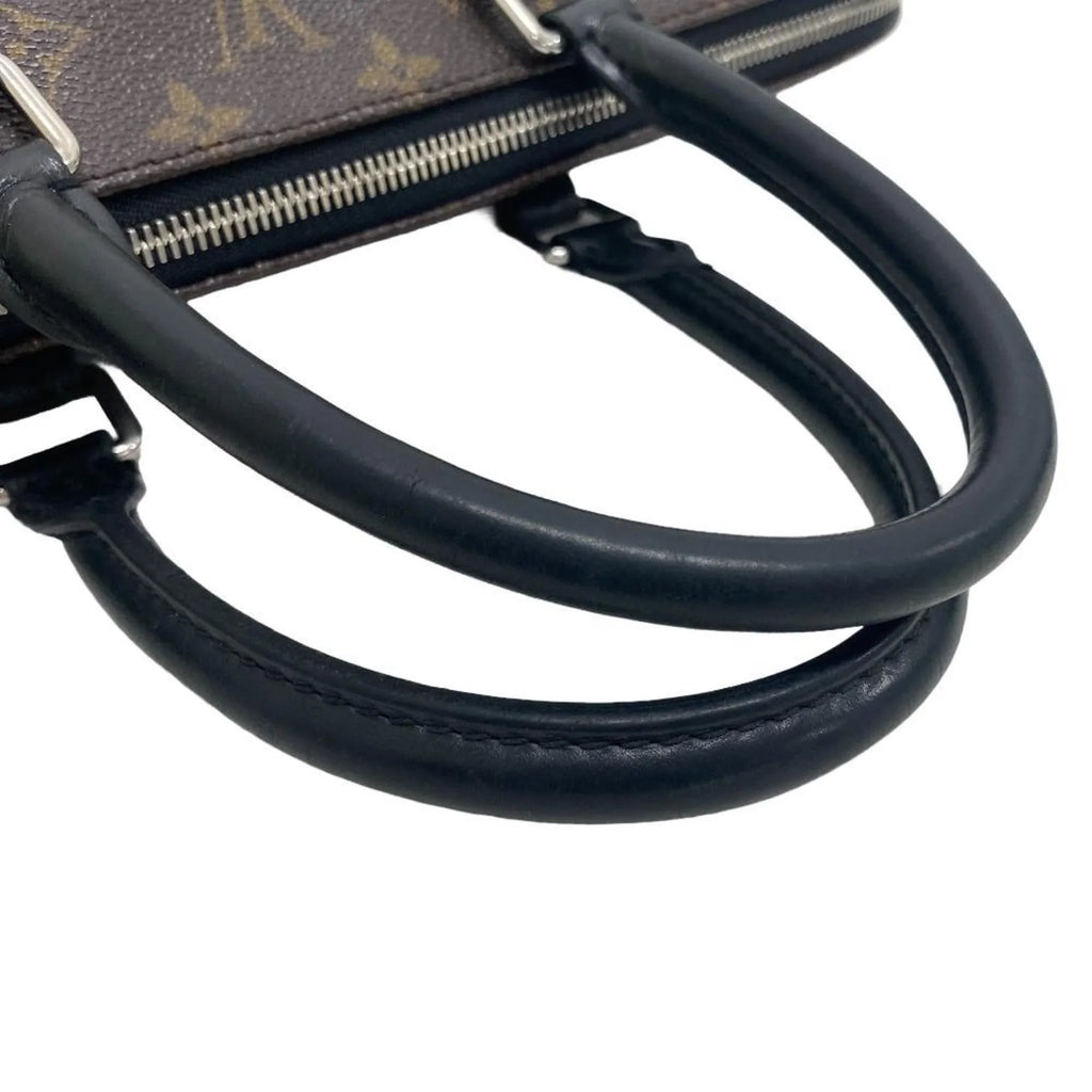 Pre-Owned LOUIS VUITTON M40868 Porte Document Jour Monogram Bag Brown Men's Z0006266 (Fair)