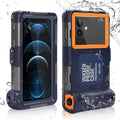 UrbanX Professional [15m/50ft] Swimming Diving Surfing Snorkeling Photo Video Waterproof Protective Case Underwater Housing for LG G5 And all Phones Up to 6.9 Inch LCD with Lanyard