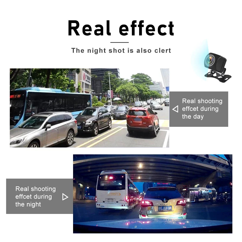 Wireless Backup Camera Kit with Stable Digital Signal, 4.3’’ Monitor& Rear View Camera InstalLatitudeion for Truck, Van, Camping Car, SUV Reverse automatic display