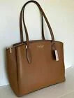 Kate Spade Monet Large 3-Compartment Brown Leather Tote WKRU6948 NWT $399