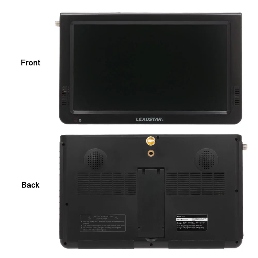 LEADSTAR 10 Inch Portable Digital ATSC TFT Screen Freeview LED TV Video Player for , USB Card Support