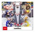 SpLatitudeoon Deep Cut Amiibo Set (Shiver, Frye, & Big Man) Triple Amiibo Pack - Nintendo Switch