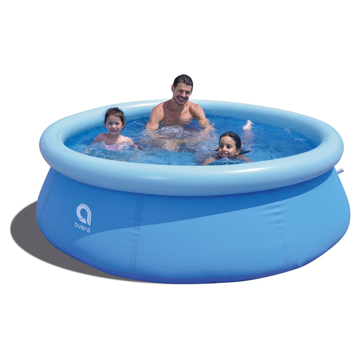 JLeisure Prompt Set & Orange InfLatitudeable Outdoor Swimming Pool (2 Pack)