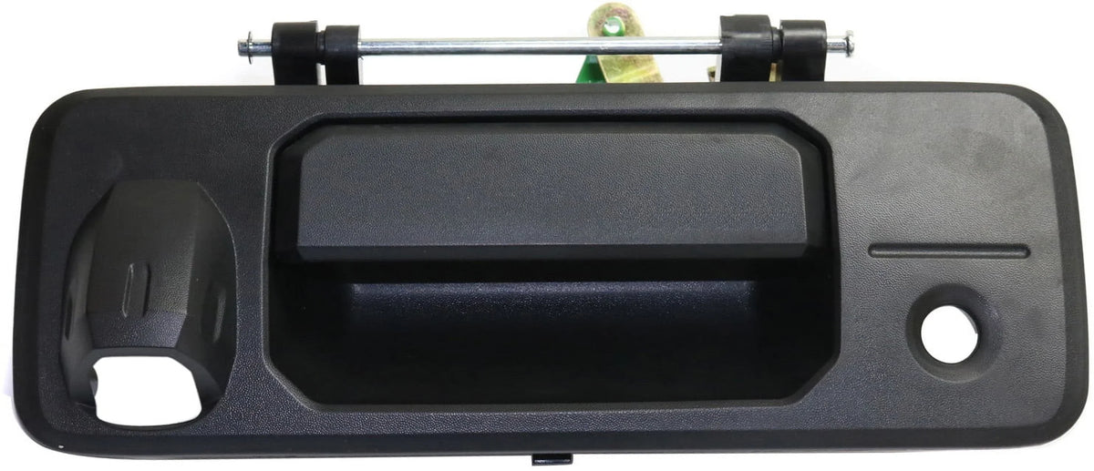 Tailgate Handle Compatible with Toyota Tacoma 2016-2018/ Tundra 2014-2018 Outside Textured Black with Camera/Key Holes