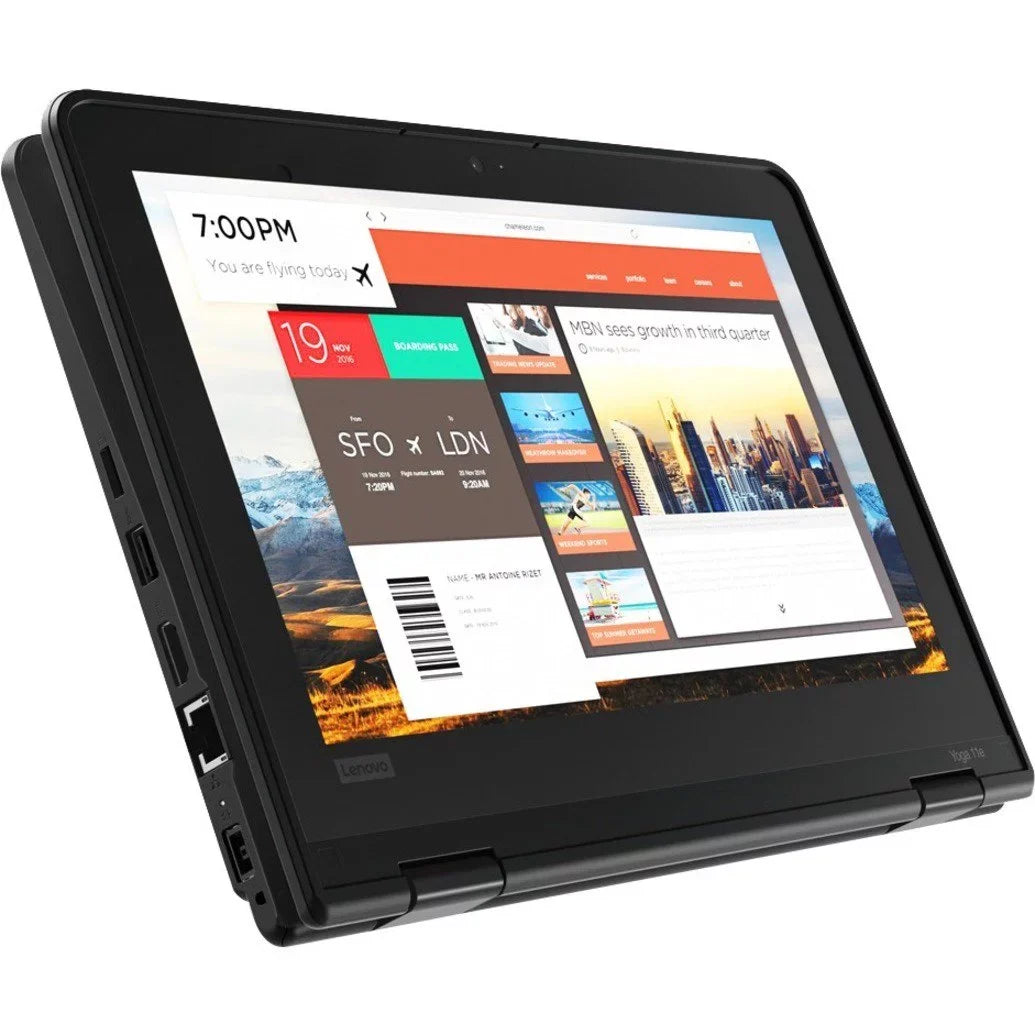 Lenovo ThinkPad Yoga 11E 2-in-1 HD Touchdisplay Laptop PC, Intel Celeron N4120 Processor, 4GB RAM, 128GB SSD, Webcam,Stereo Speakers, USB-C, HDMI, WiFi, Windows 10 Pro, Mazepoly Accessories