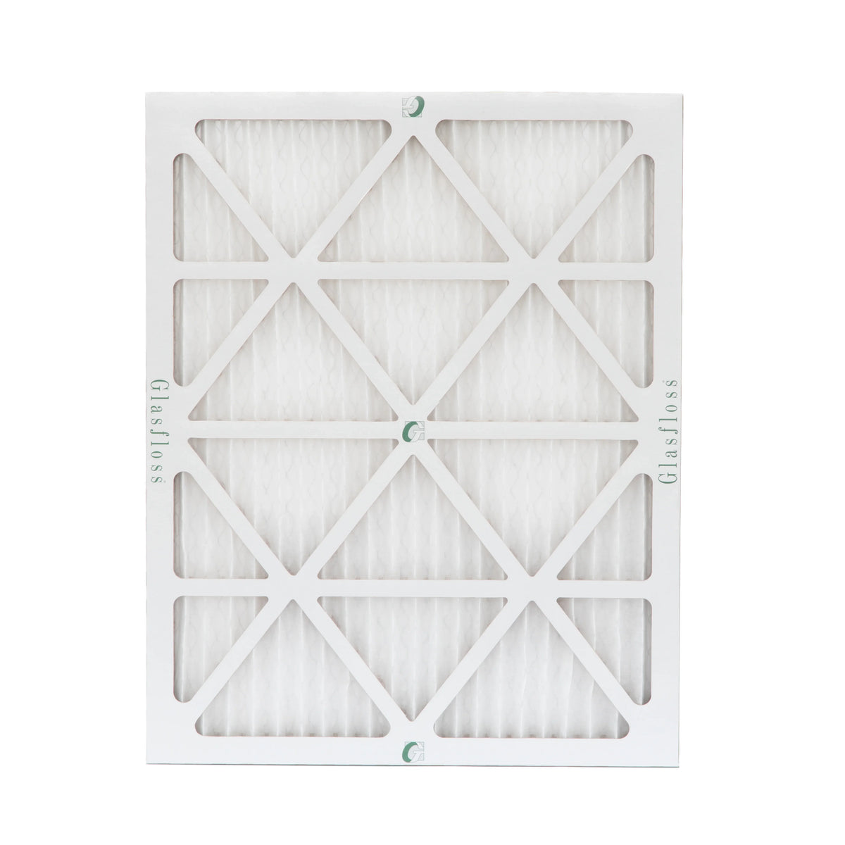 6 Pack of 16x20x1 MERV 10 Pleated Air Filters by Glasfloss. Actual Size: 15-1/2 x 19-1/2 x 7/8
