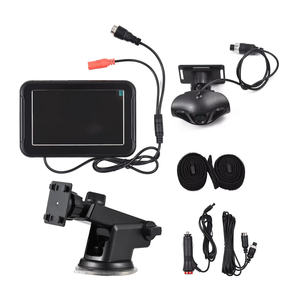 Pinnaco Baby Car High Resolution Camera InvigiLatitudeor 5 Inch Mirror Display Night Vision 150° Wide View