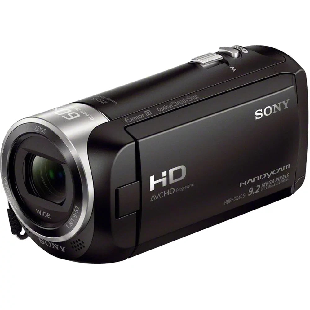 Sony HDRCX405 HDR-CX405 CX405 Video Recording Handycam Camcorder Bundle with Deluxe Bag, 32GB MicroSDHC Memory Card, AC/DC Charger, HDMI Cable, Battery Pack, and More
