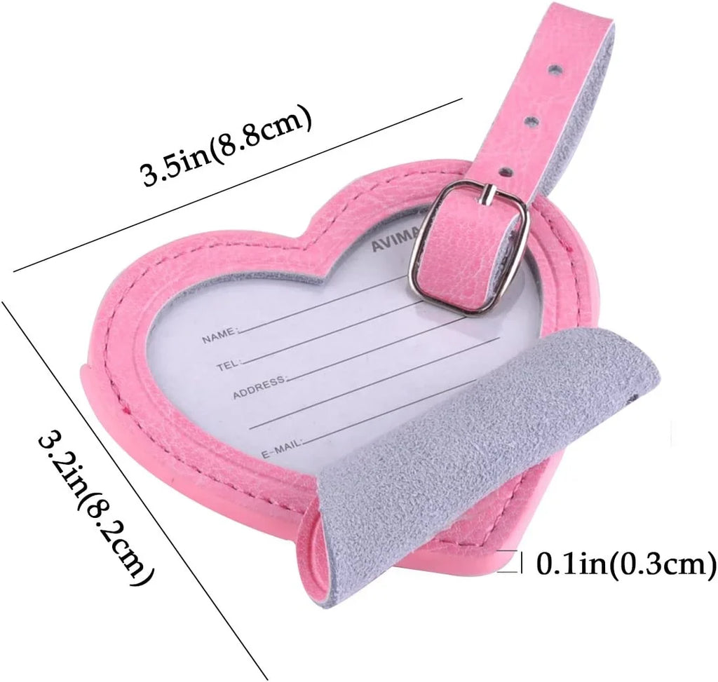 Premium Handmade Leather Small Heart Luggage Travel Bag Suitcase s 2Pcs