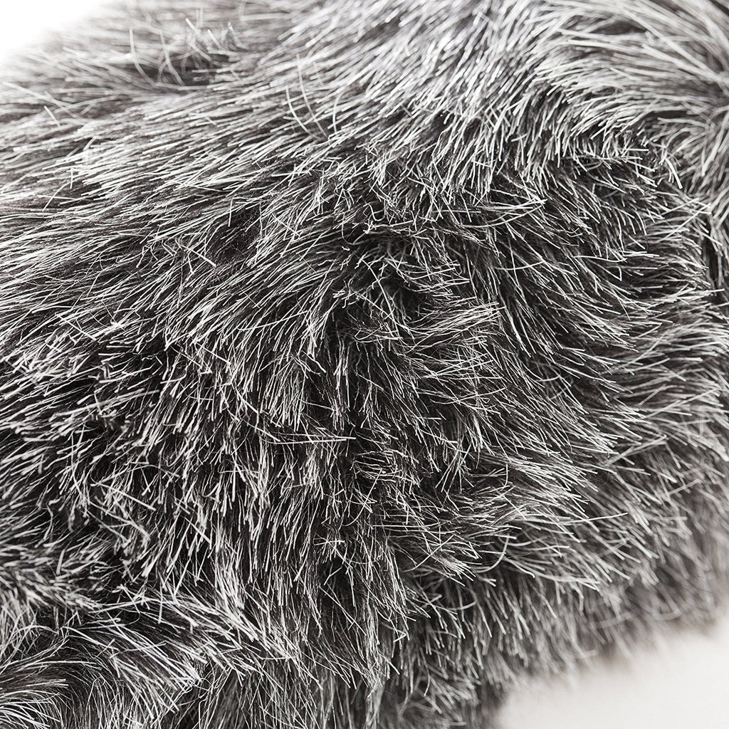 Movo Ws-g270 Furry Rigid Winddisplay For Microphones 18-23mm In Diameter And Up To 10.6" [27cm] Long - Dark Gray