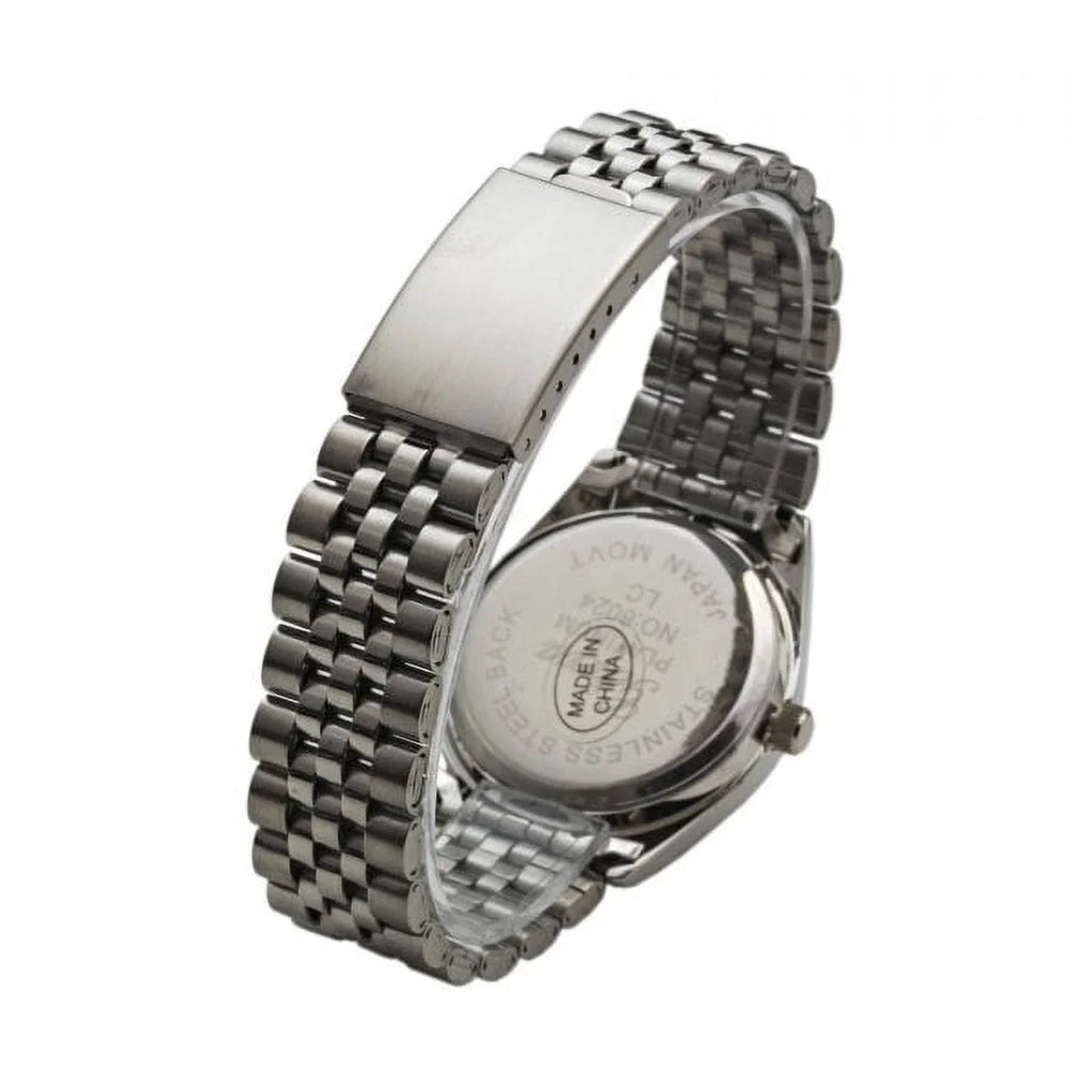 Belkon Collection Presidential Style Women Adult Watch Black Dial Geneva PLatitudeinum Steel Case Classy Hot